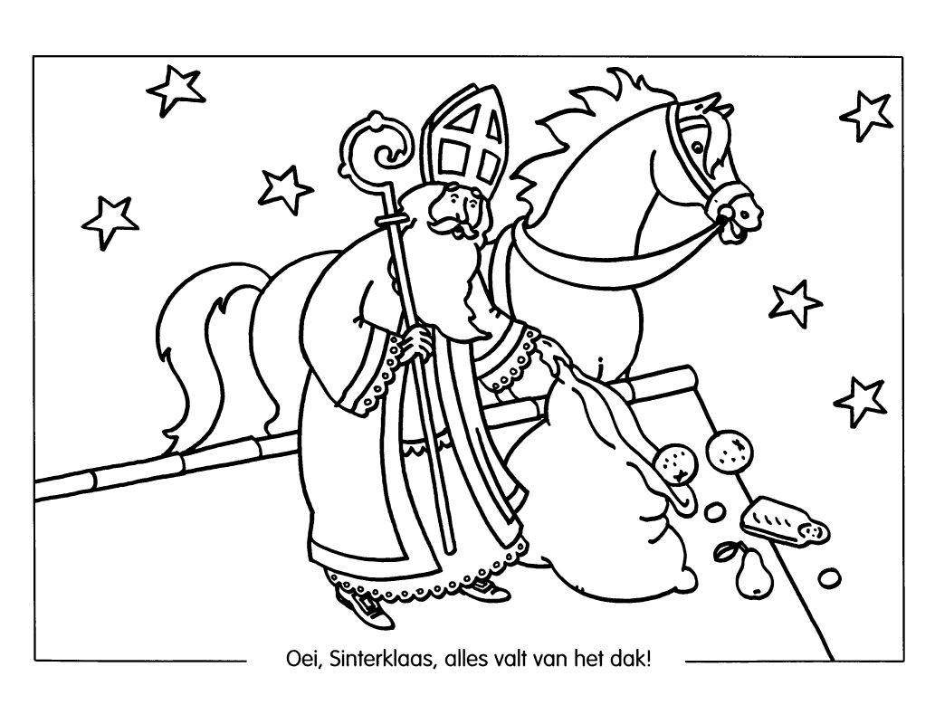 Świety Mikołaj Biskup kolorowanki